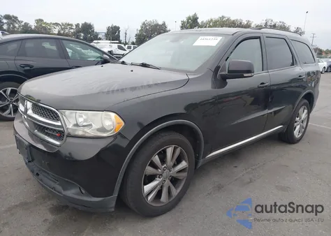 2012 Dodge Durango Crew from USA, damaged, VIN 1C4RDJDGXCC277010